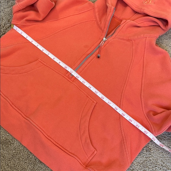 Lululemon Scuba Oversized Half-Zip Hoodie Sweatshirt Warm Coral - Picture 8 of 9